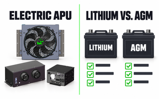 Lithium vs. AGM for an Electric APU: Compare the Complete Setup