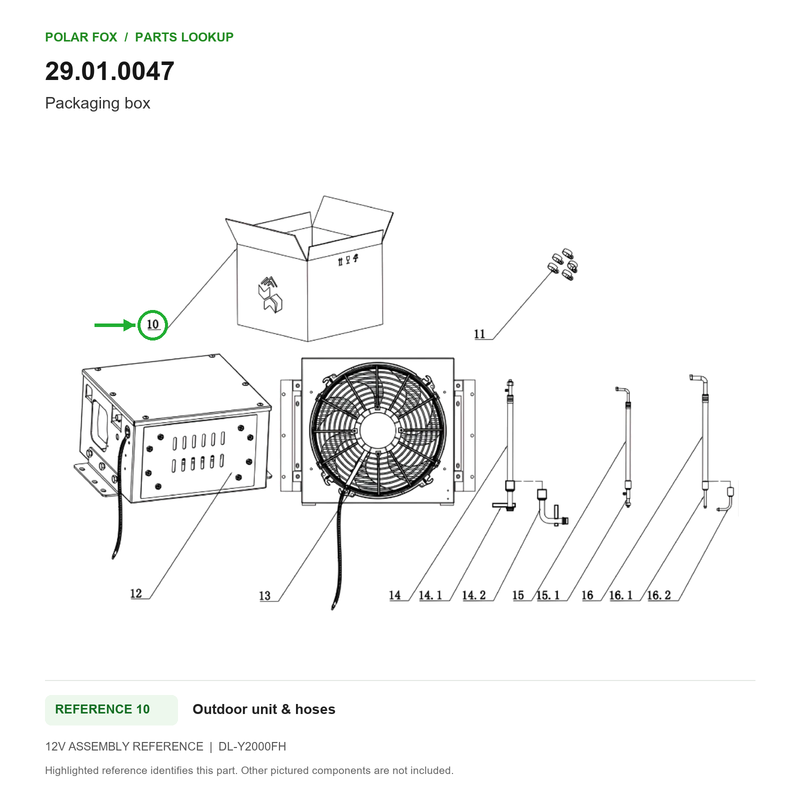 Polar Fox Packaging box — 29.01.0047
