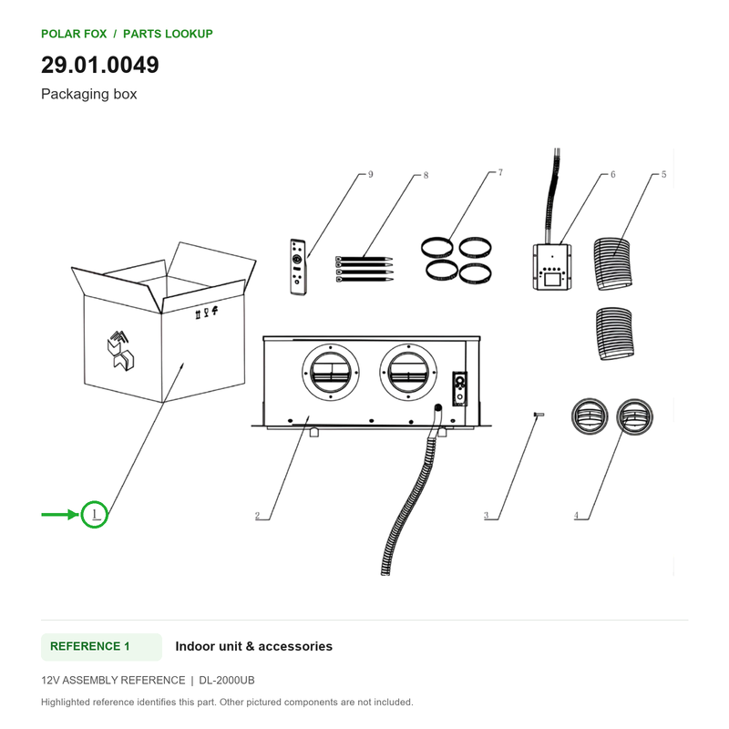 Polar Fox Packaging box — 29.01.0049